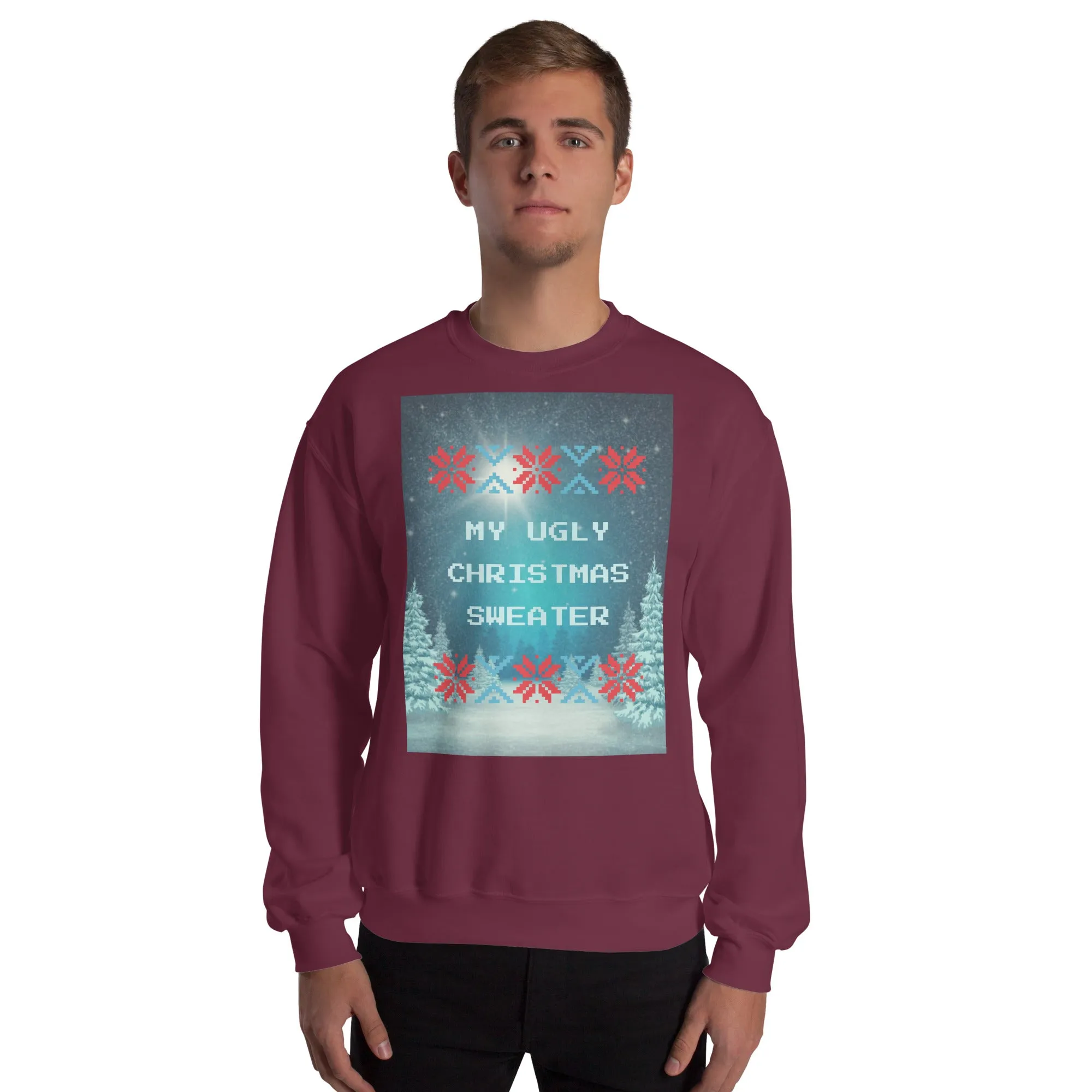 My Ugly Christmas Sweatshirt (Glamourange Christmas Sweatshirt Men)