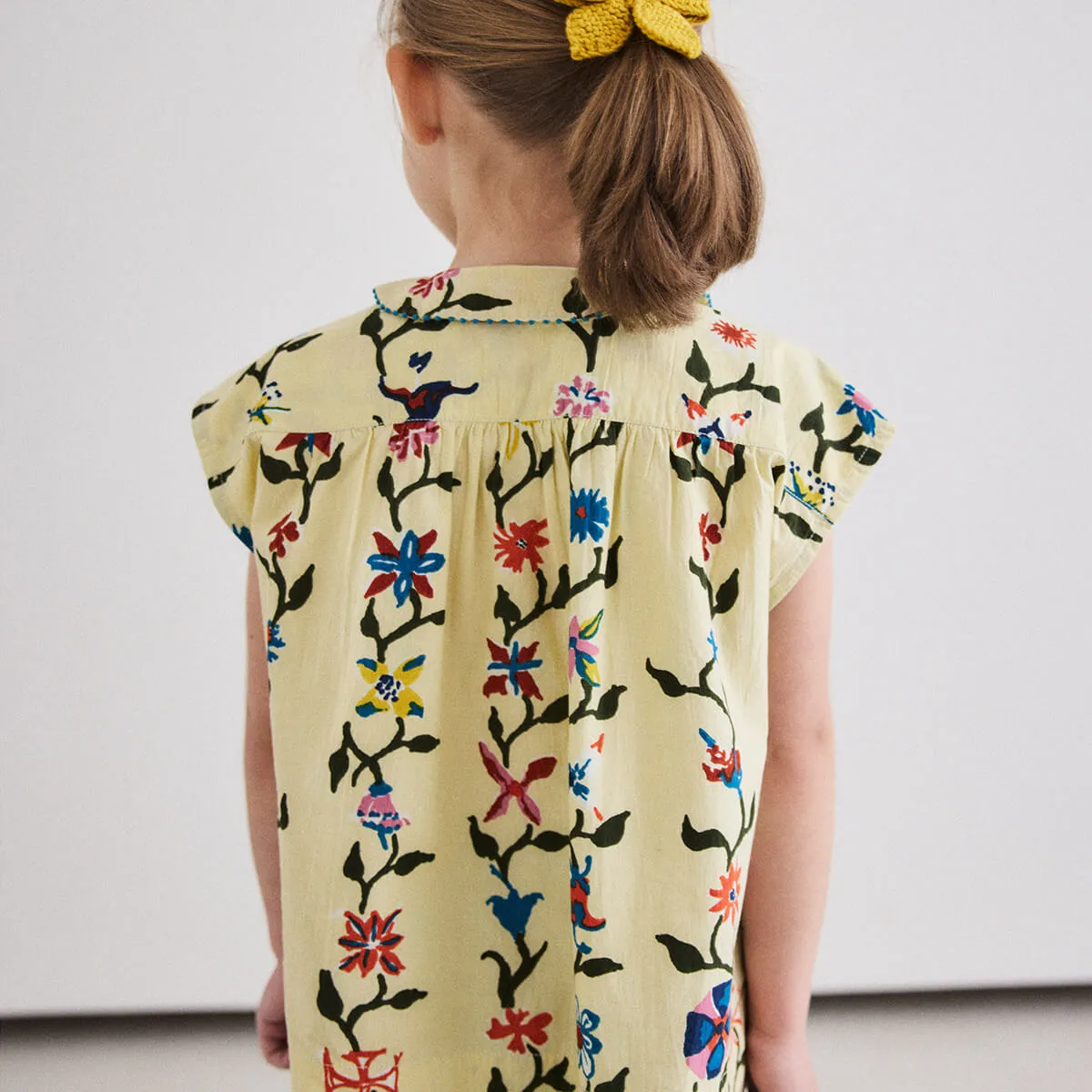 Nanna Tunic in Alabaster Botanica by Misha & Puff