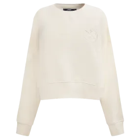 NBA DENVER NUGGETS NEUTRAL WOMEN'S CREWNECK (EGGSHELL)