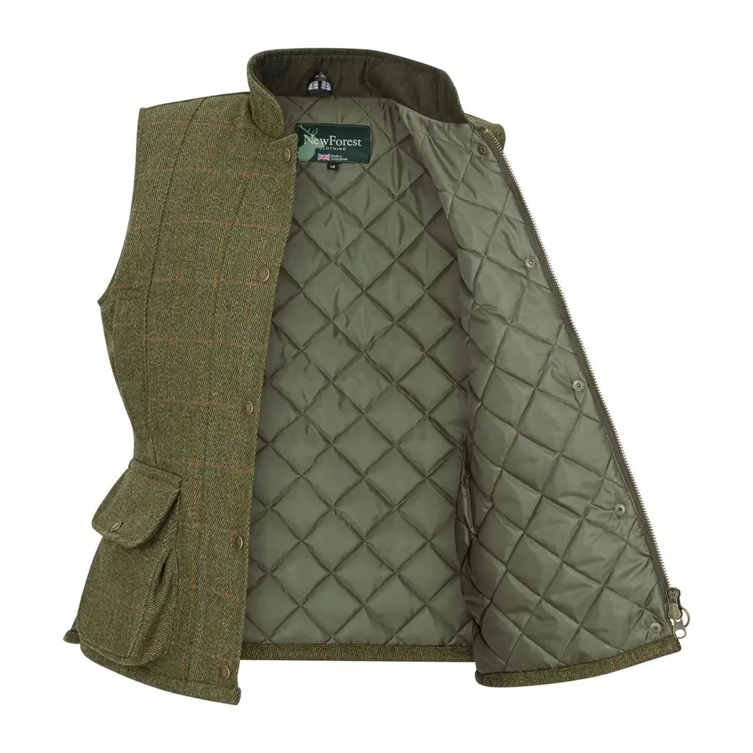 New Forest Ladies Tweed Gilet