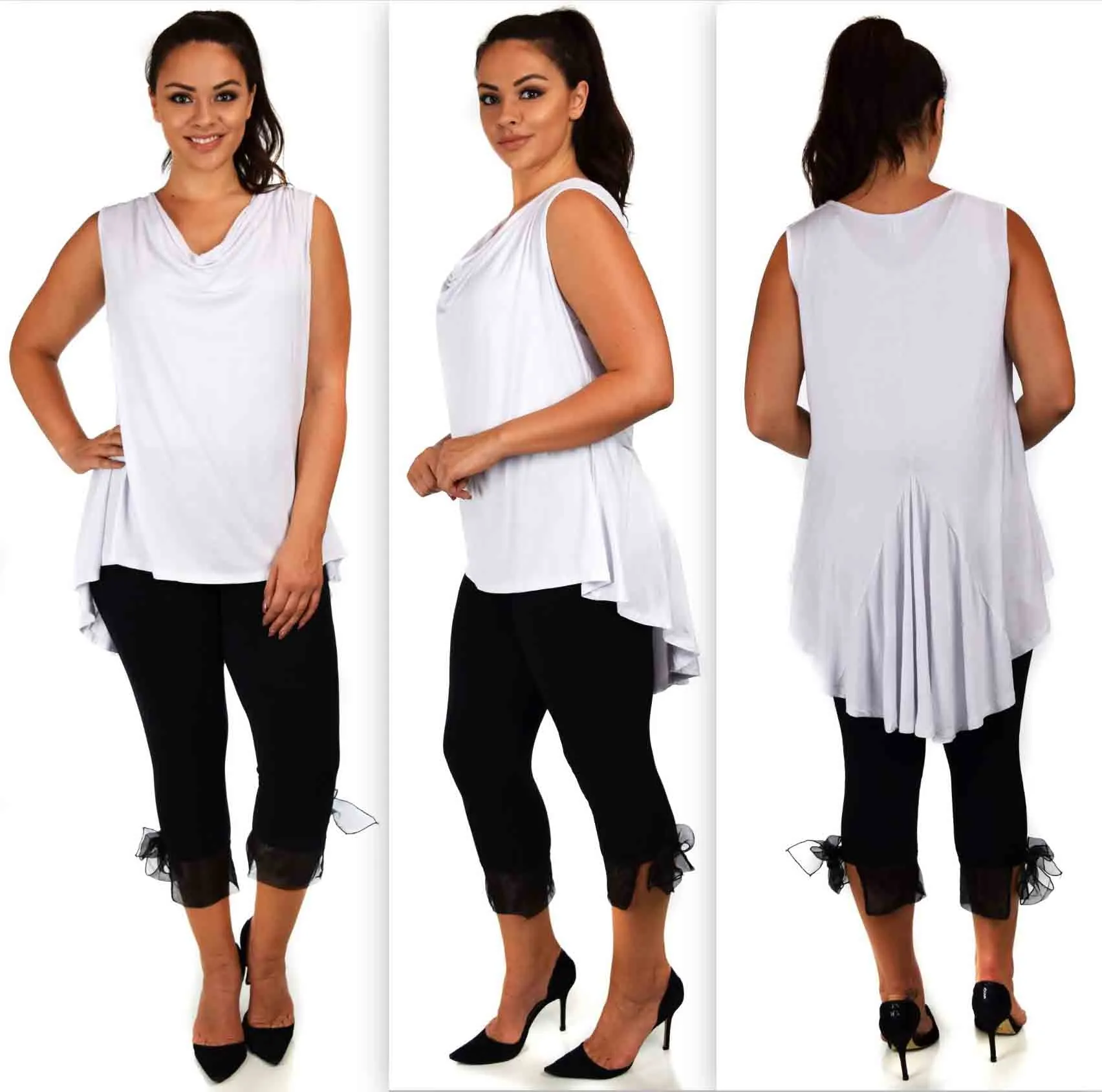 New Romantic Tunic, Summer Tunic, Lagen look Plus Size Tunic will fit xl/1xl/2xl. Custom order available.
