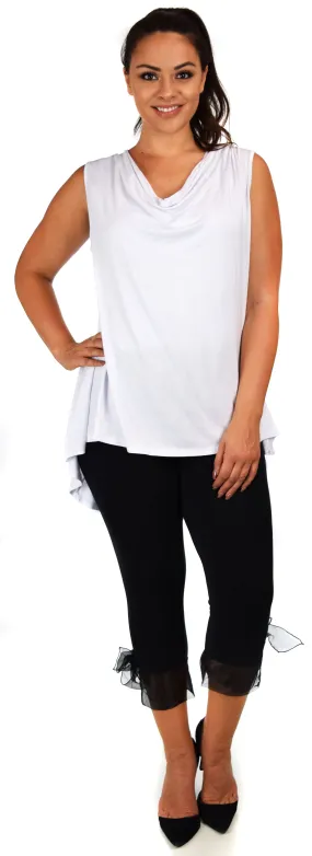 New Romantic Tunic, Summer Tunic, Lagen look Plus Size Tunic will fit xl/1xl/2xl. Custom order available.