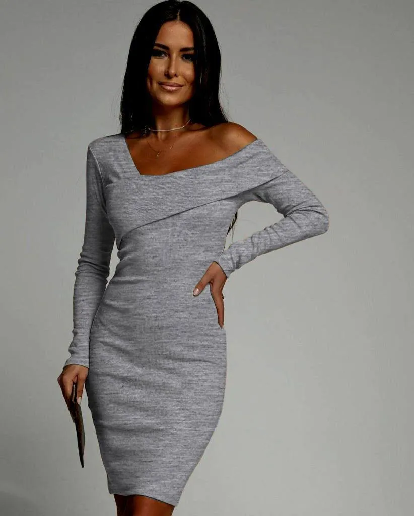 Off shoulder bodycon dress