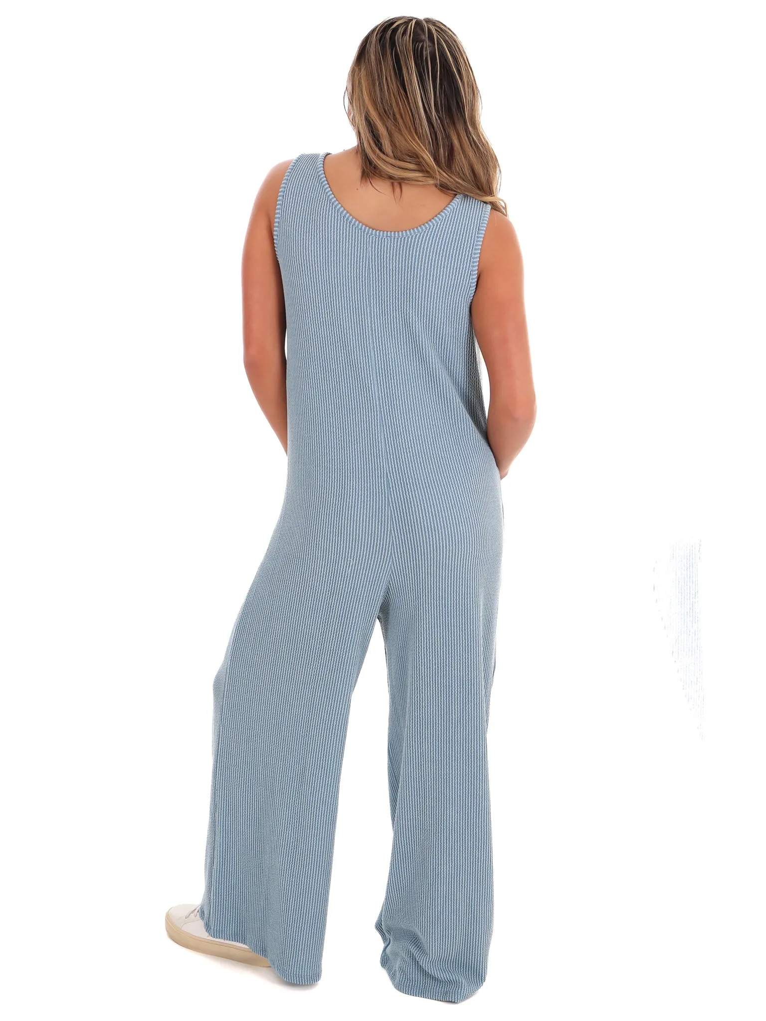 Only the Beginning Ribbed Jumpsuit