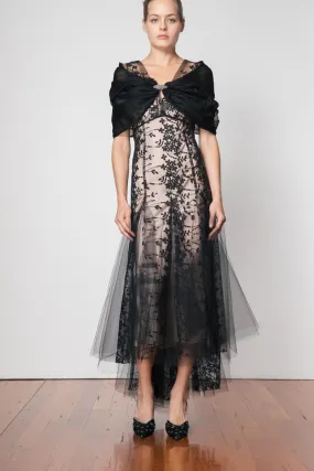 Organza Wrap - Black