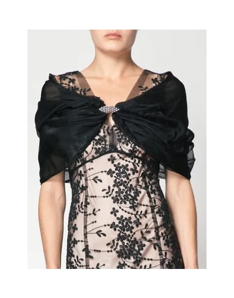 Organza Wrap - Black