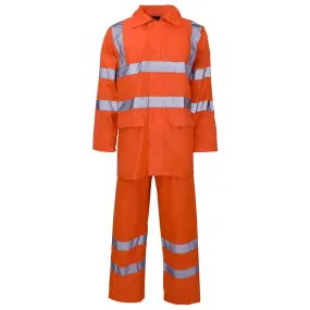 Polyester/PVC Reflective Rain-Suit