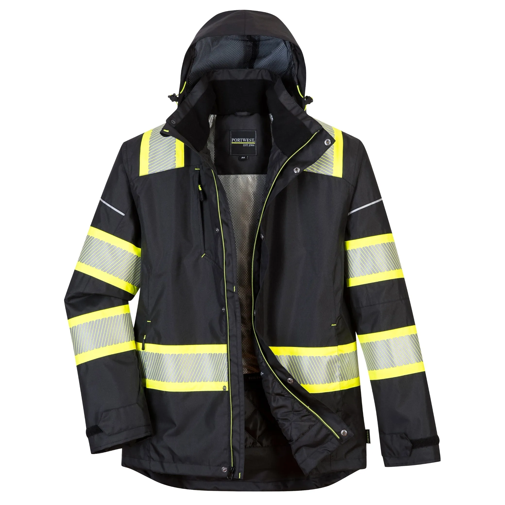 PORTWEST® Enhanced Visibility Waterproof Winter Jacket - F144