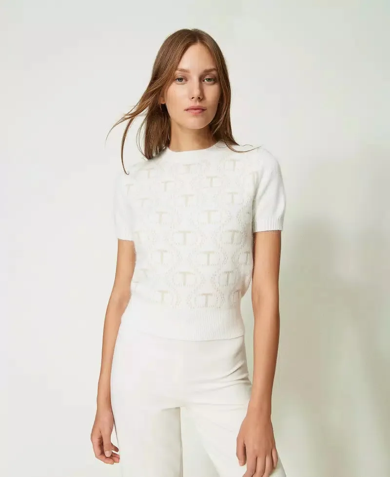 Printed Knit Top