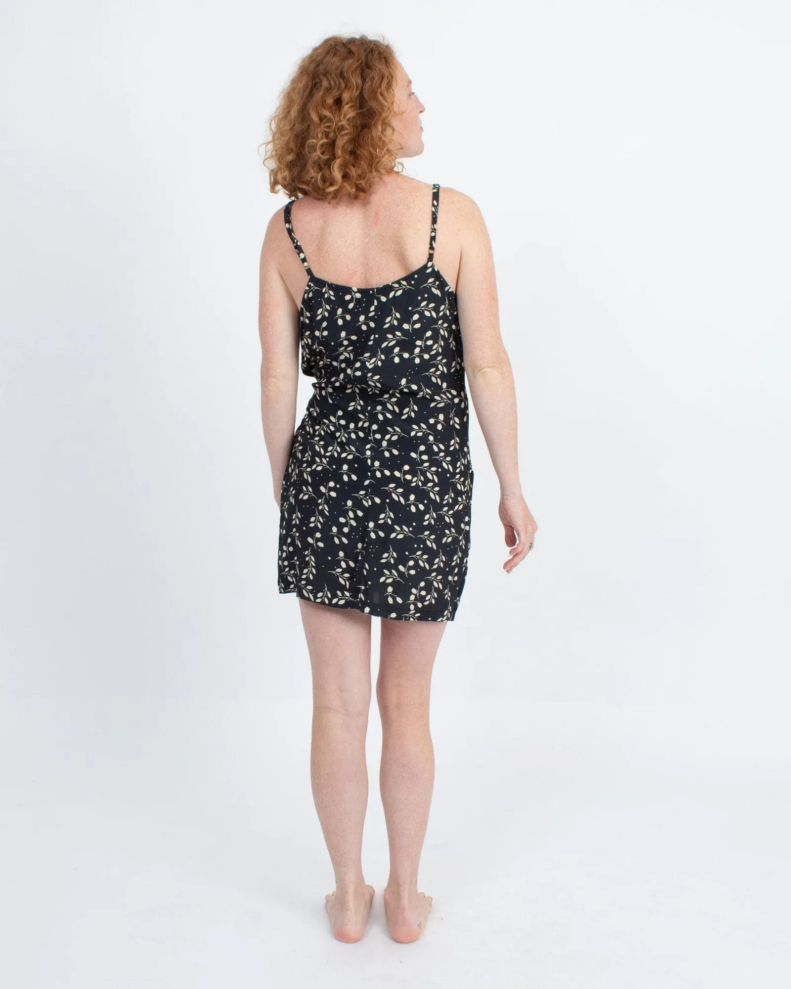 Printed Mini Wrap Dress