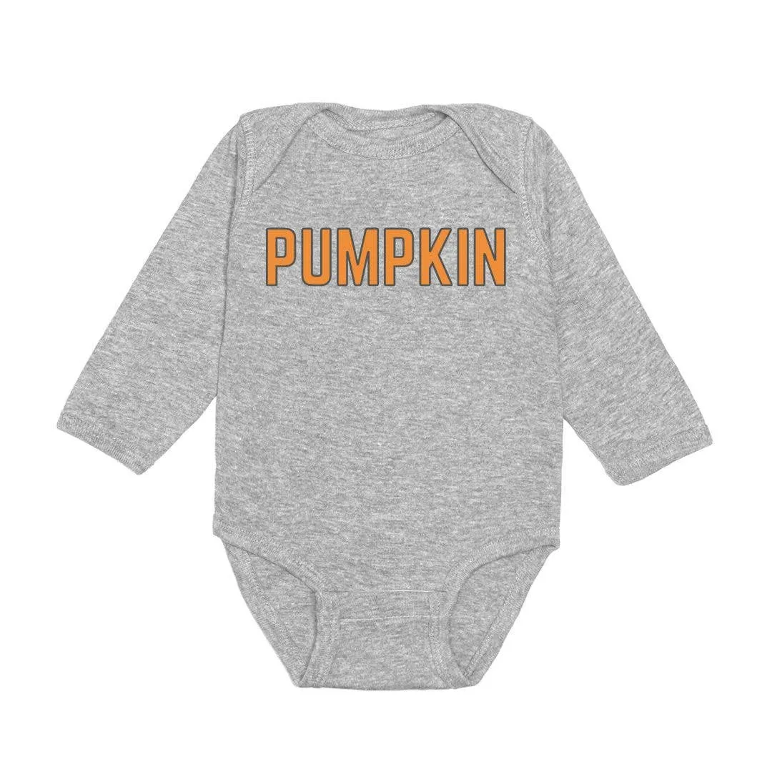 Pumpkin Long Sleeve Onesie