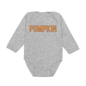 Pumpkin Long Sleeve Onesie