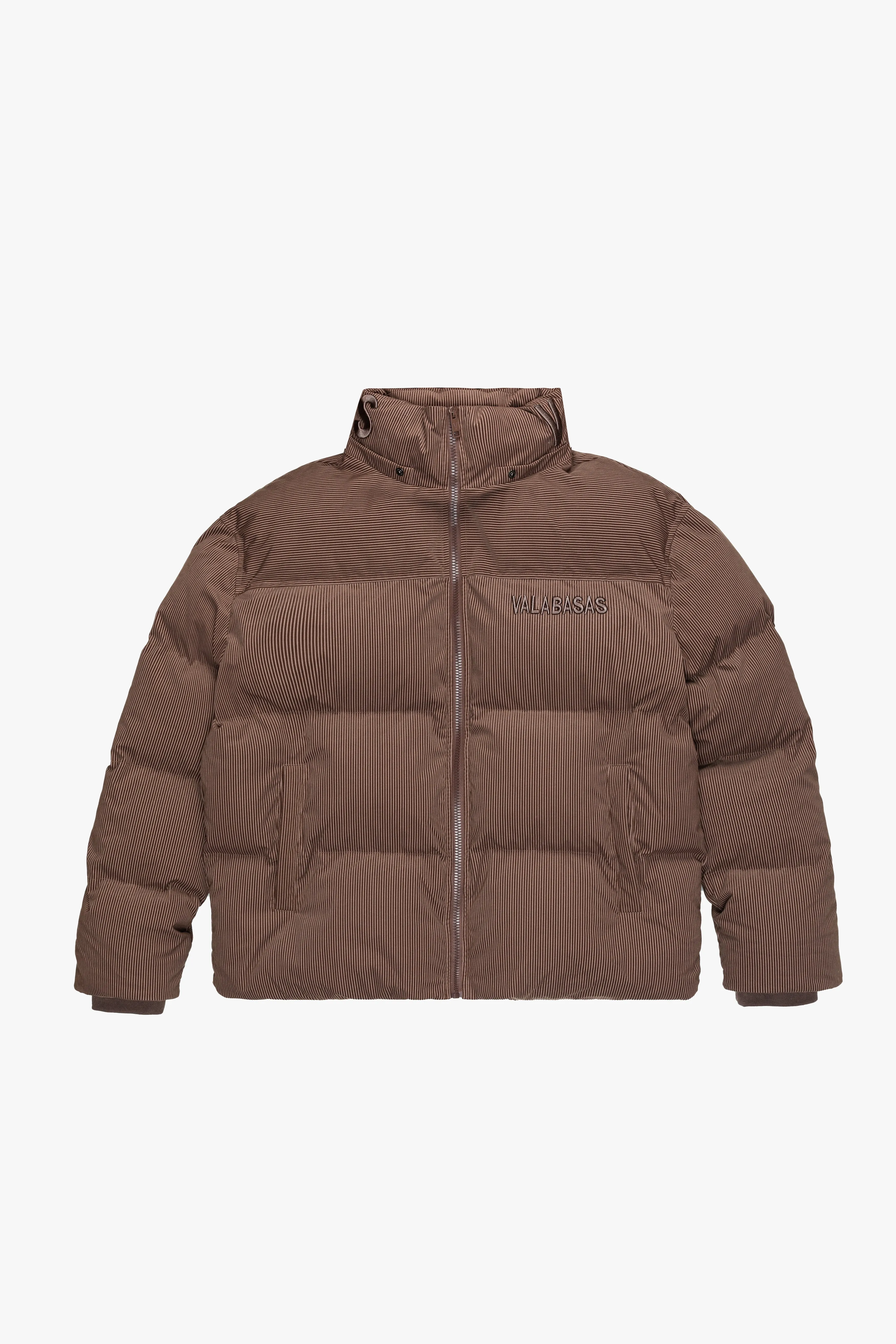 "GOYO" BROWN  PUFFER JACKET