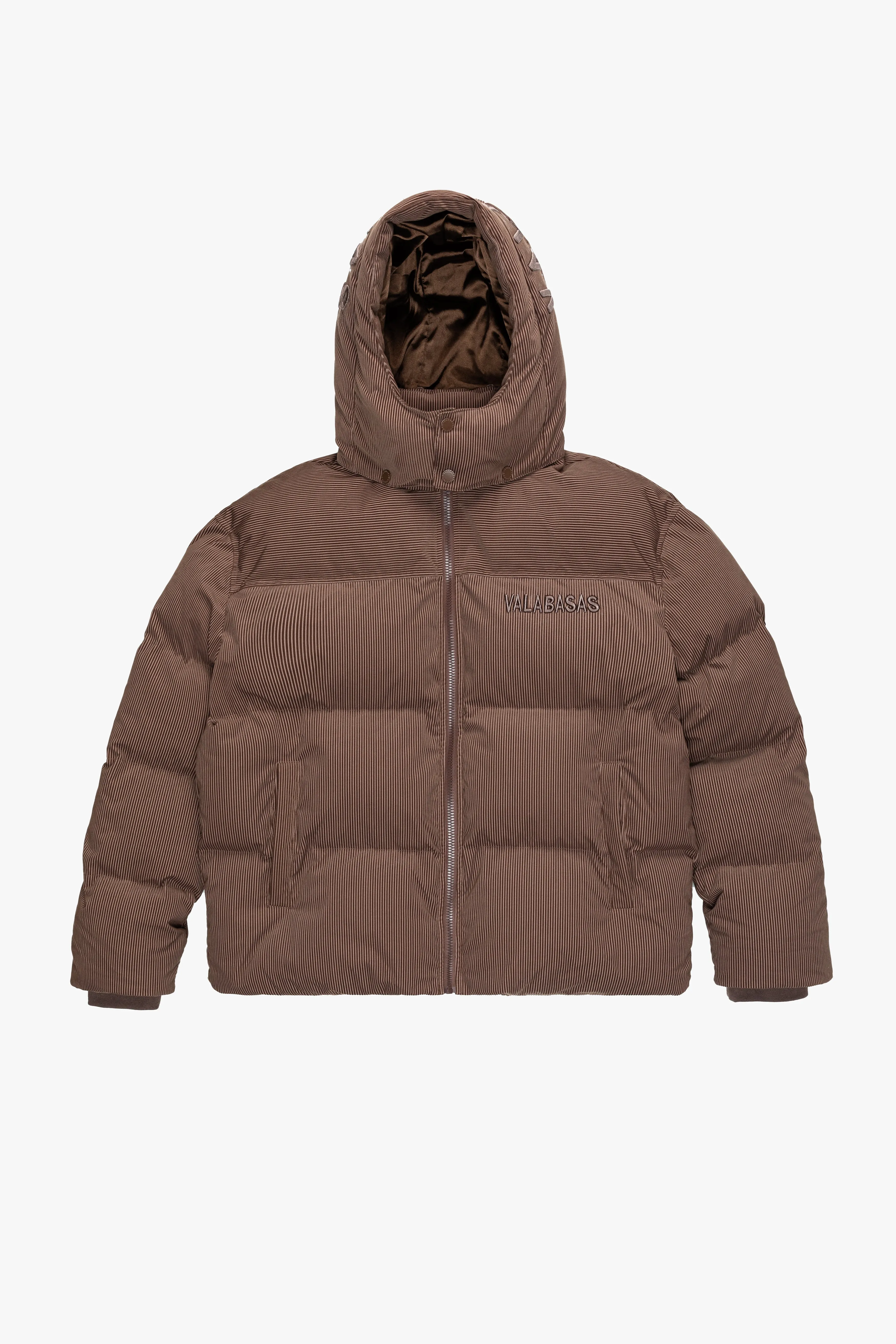 "GOYO" BROWN  PUFFER JACKET