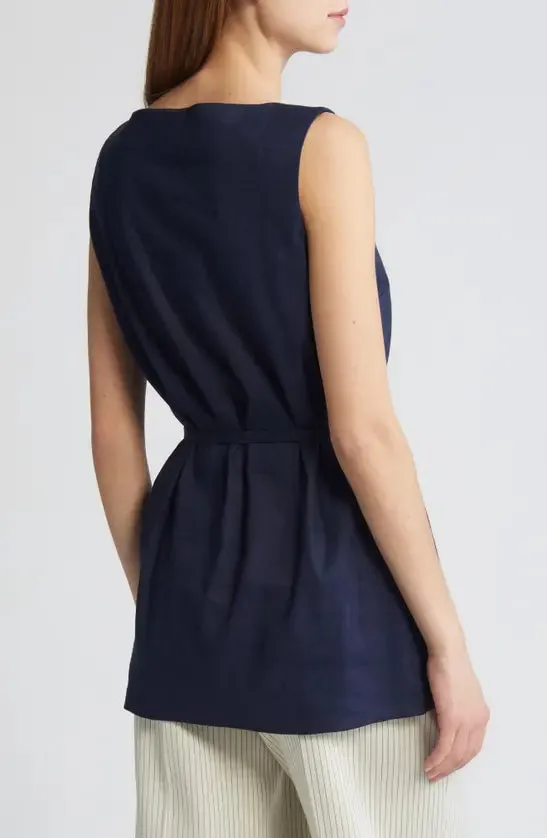 R&B Holland Linen Tunic in Salute