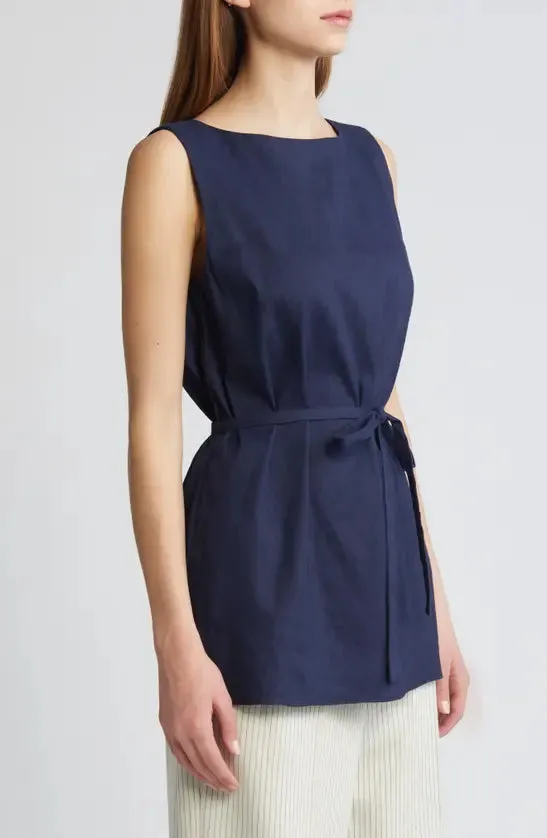 R&B Holland Linen Tunic in Salute