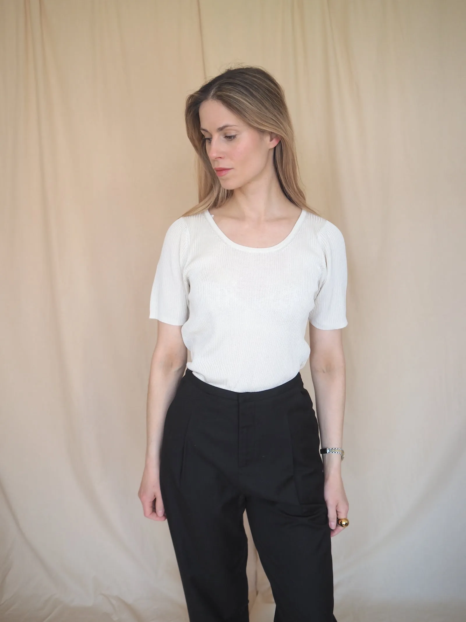 Ribbed Knit Top