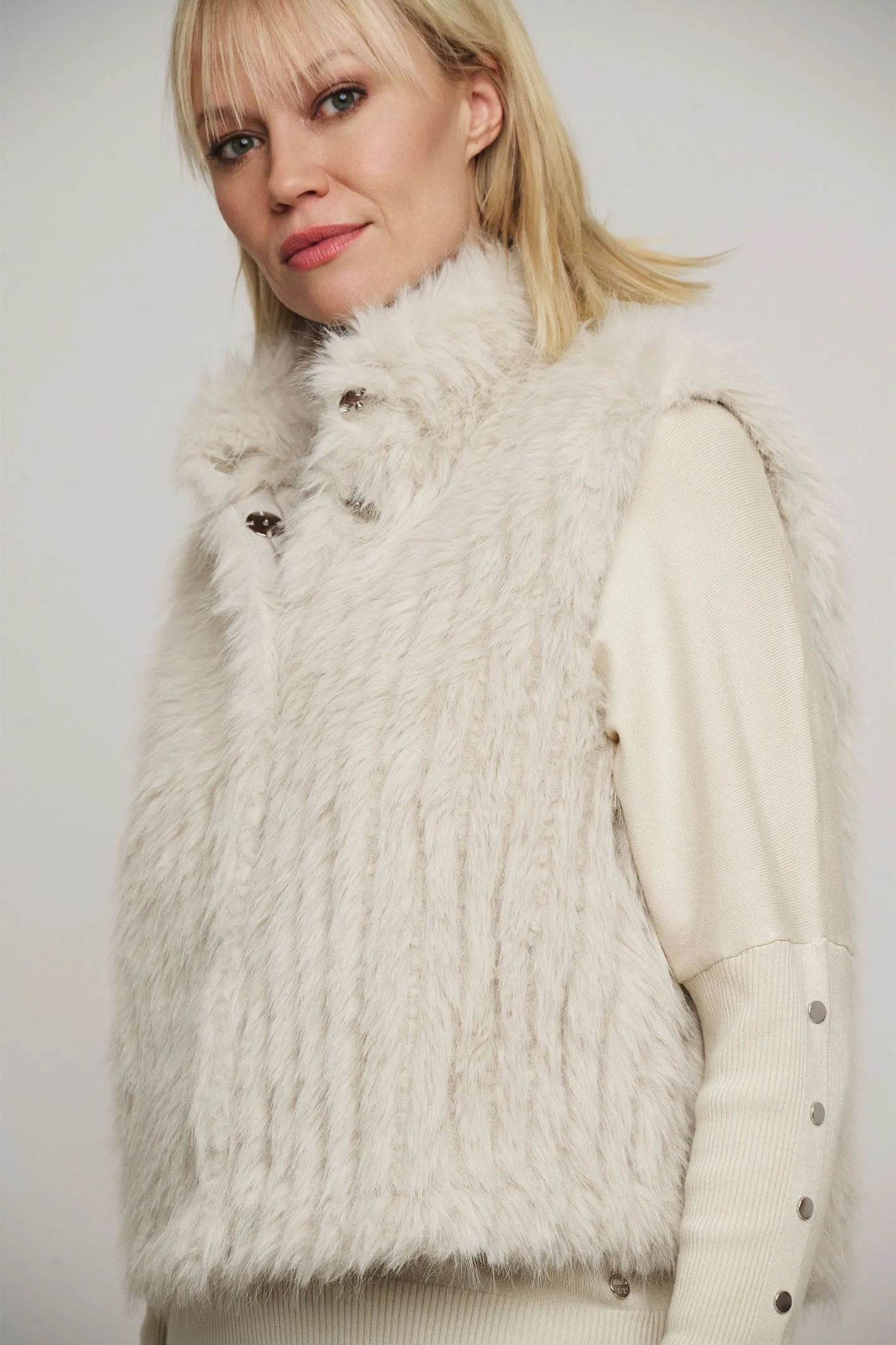 Rino & Pelle Dava 7002411 Gilet with Closure Birch