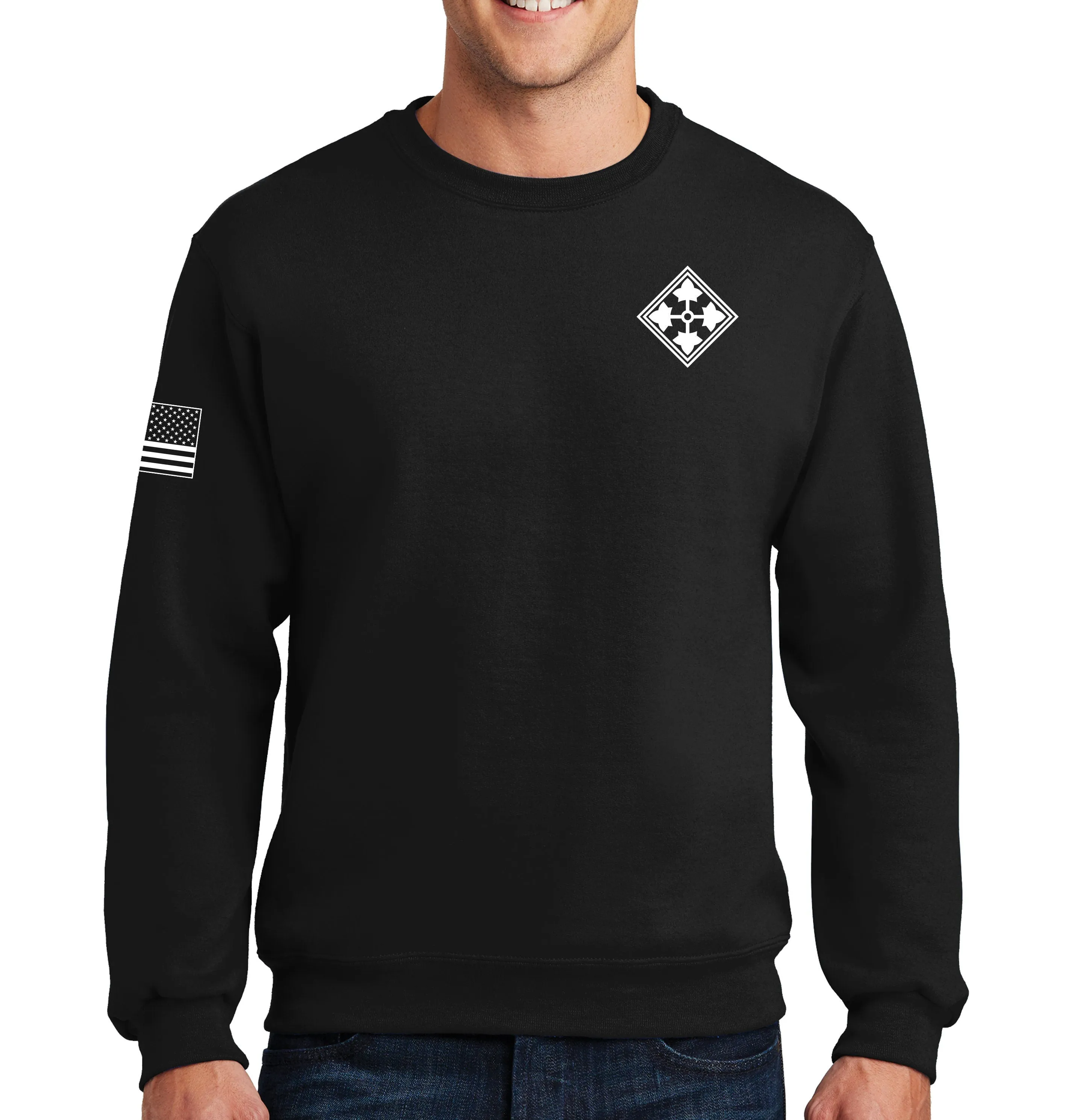 Rough Riders Crew-neck Unisex Sweatshirt. This sweatshirt IS Approved for PT