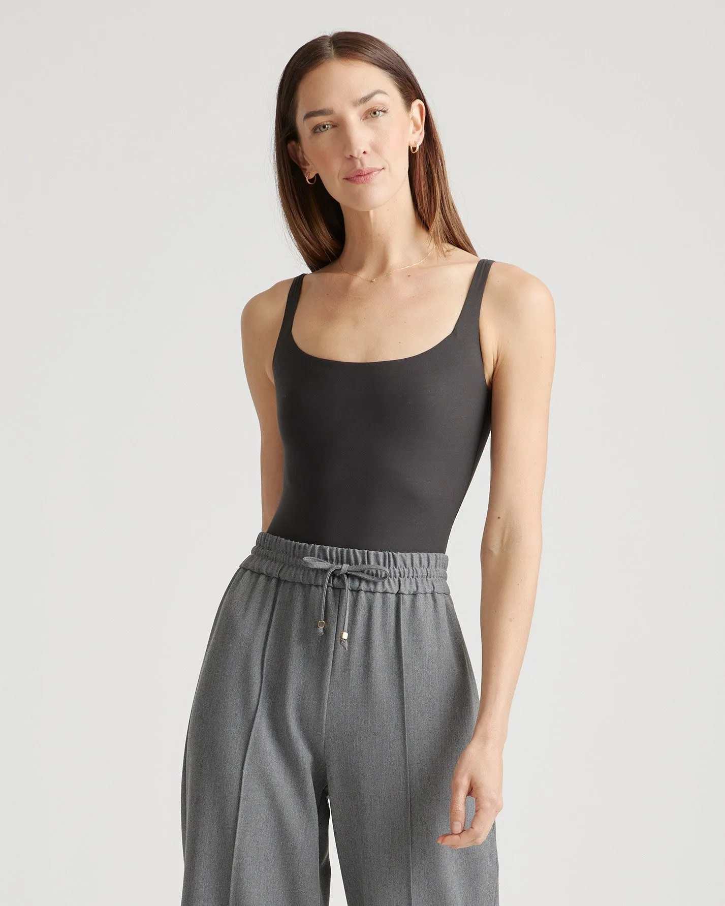 Second Skin Square Neck Tank Bodysuit