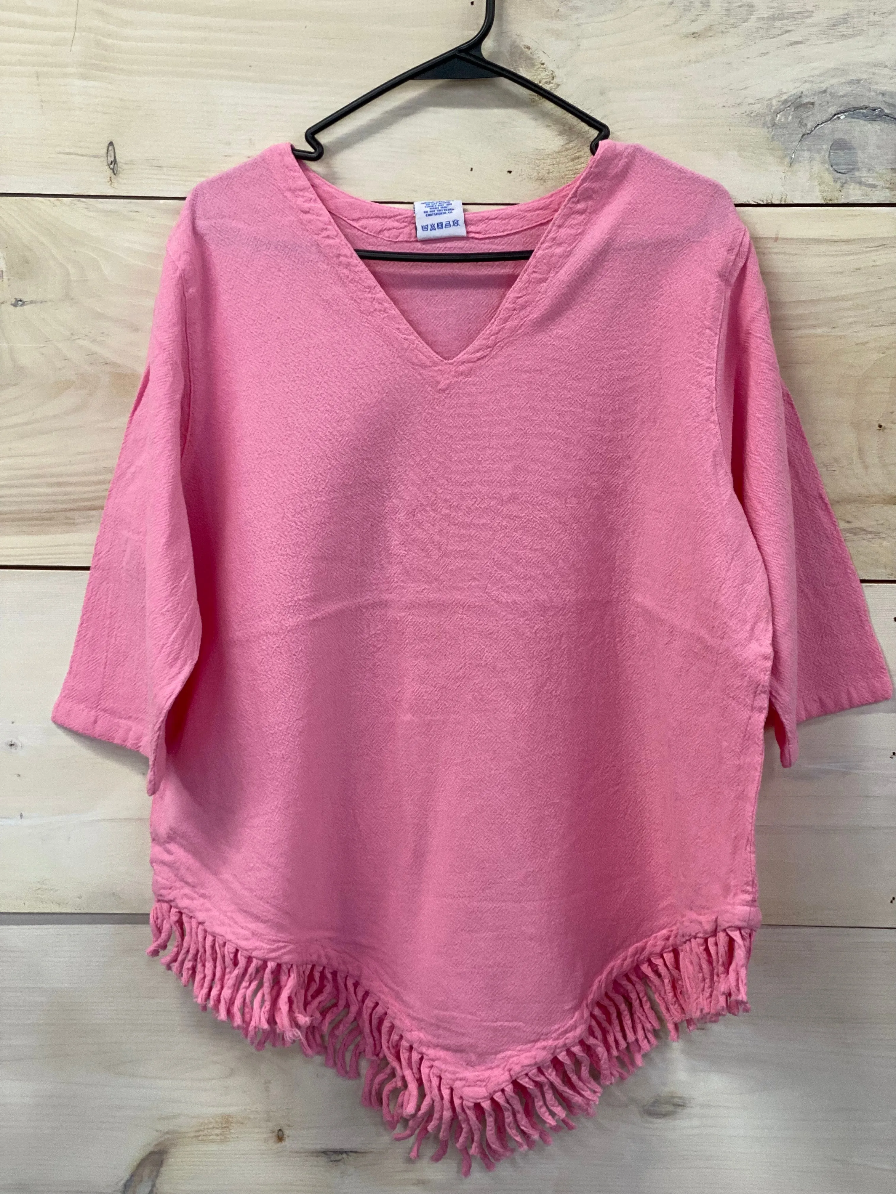 Sedona Fringe Linen Top
