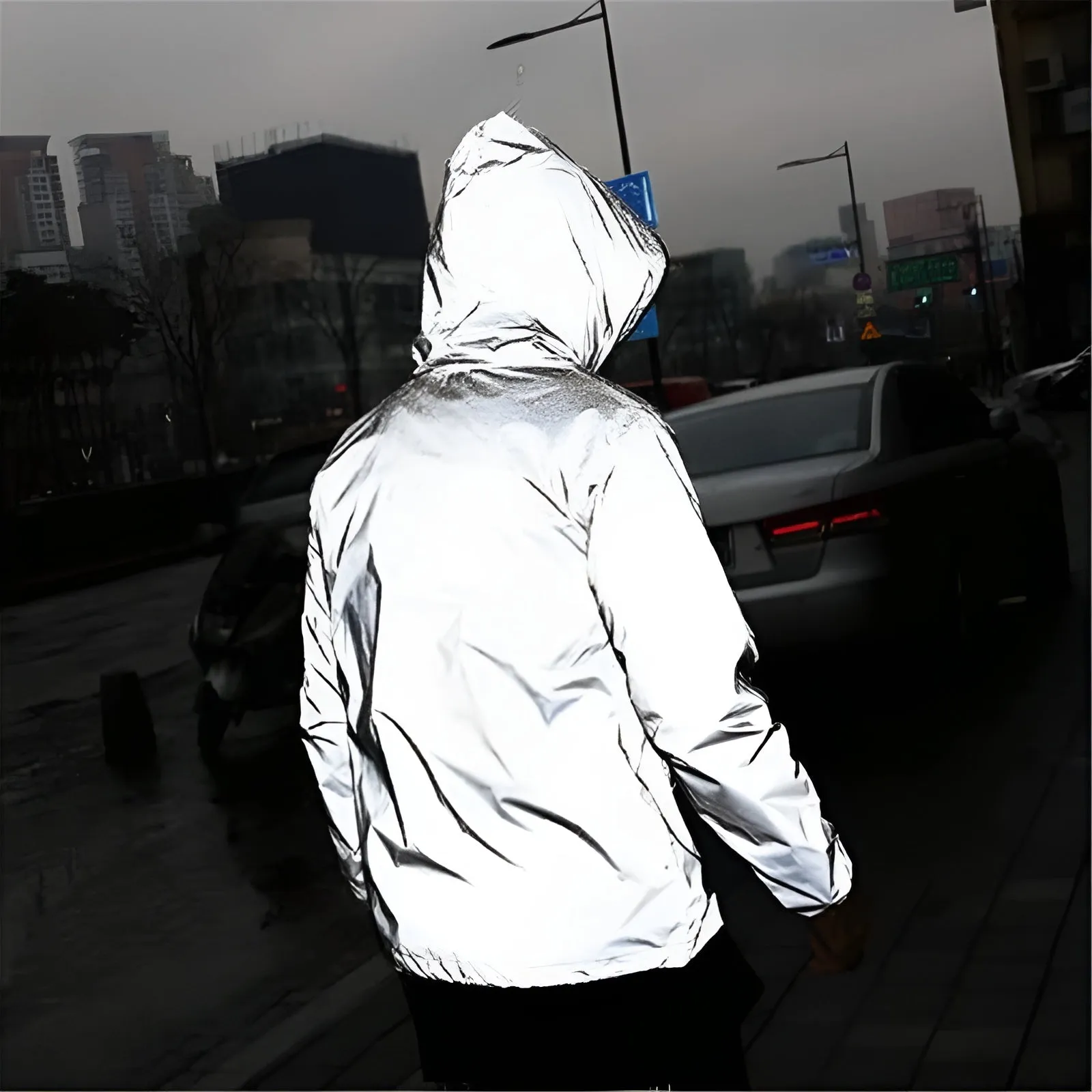 Silver Reflective Jacket