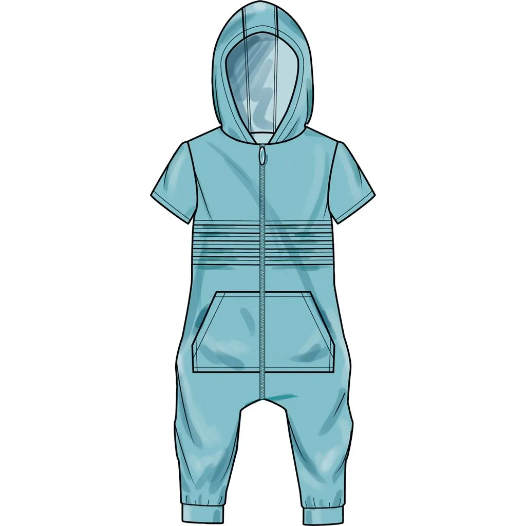 Simplicity Sewing Pattern S9486 Toddlers' Knit Jumpsuit