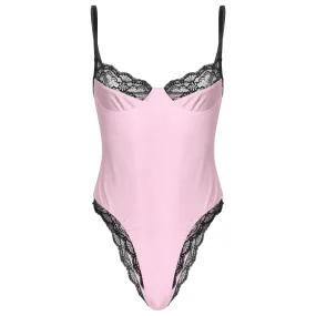 Sissy Bodysuit: Open Crotch Erotic Underwear for Men