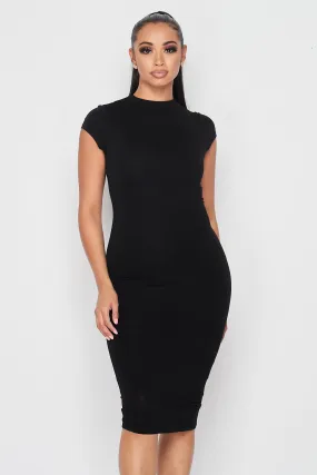 Snatched Basic Cap Sleeve Dress