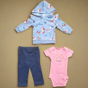 Sugar Baby - 3 Pieces - Suit Set - Butterfly - Thailand
