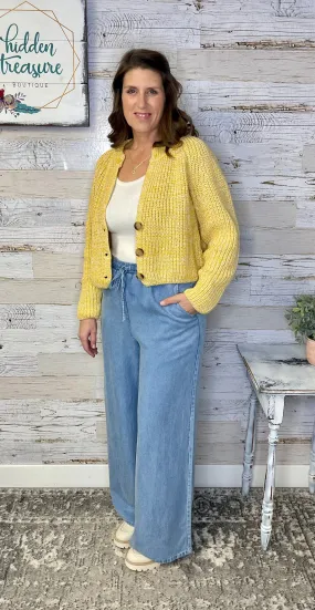Sunroof Buttoned Cardigan