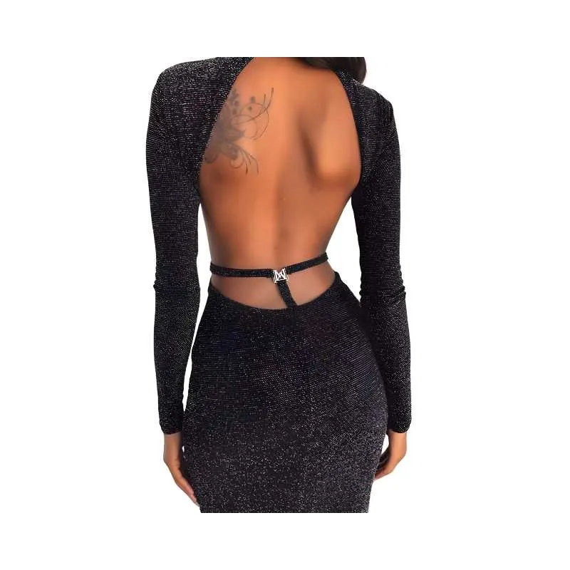 Thereadict Glitter Bodycon Dress
