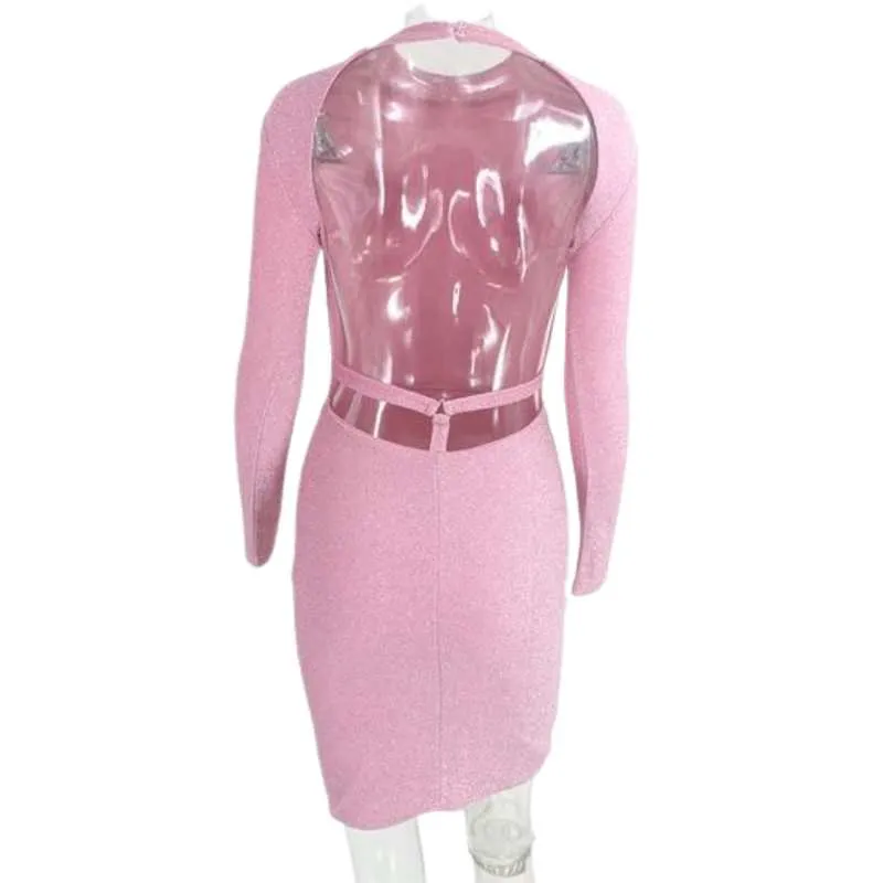 Thereadict Glitter Bodycon Dress