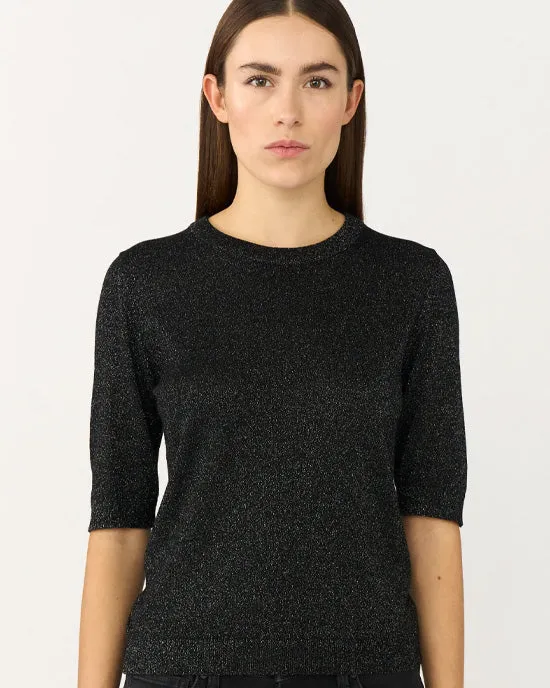 Vigga Lurex Knit Black
