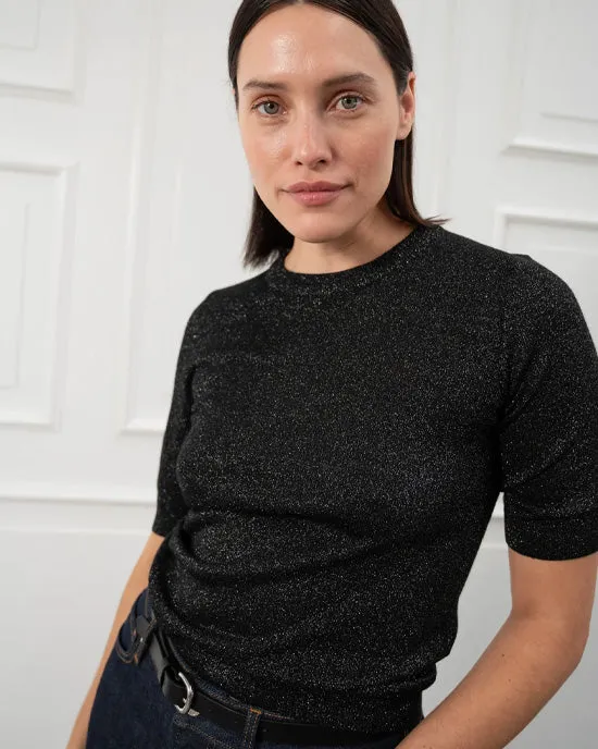 Vigga Lurex Knit Black