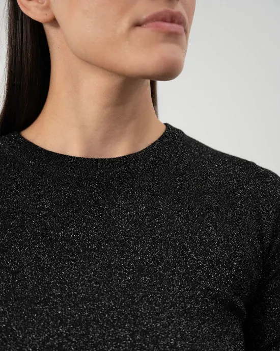 Vigga Lurex Knit Black