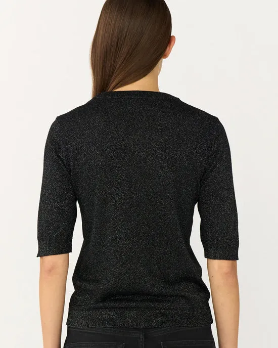 Vigga Lurex Knit Black