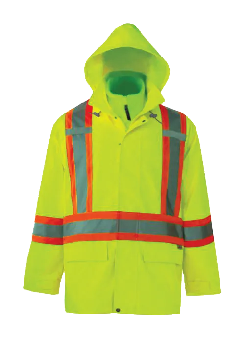 Viking Journeyman 300D 3-In-1 Safety Jacket Green (Csa Config)