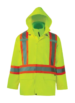 Viking Journeyman 300D 3-In-1 Safety Jacket Green (Csa Config)
