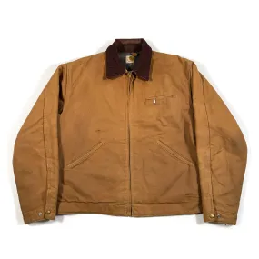 Vintage 1970's Carhartt Canvas Troy Blanket Lined Talon Scovill Jacket