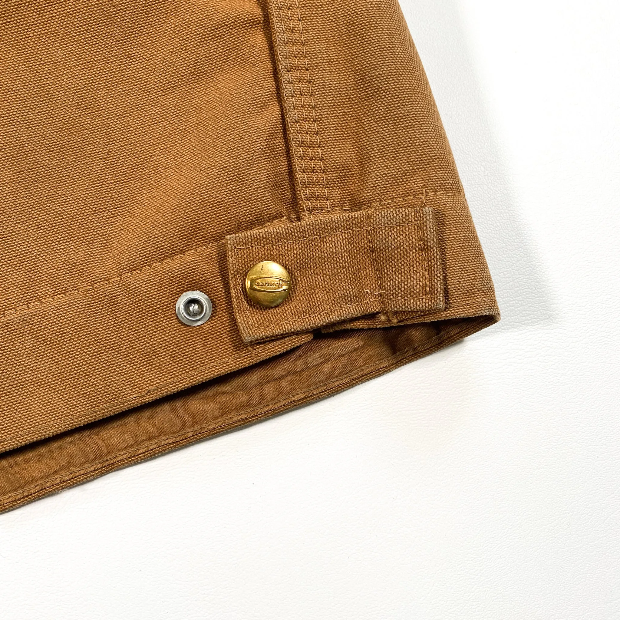 Vintage 1970's Carhartt Canvas Troy Blanket Lined Talon Scovill Jacket