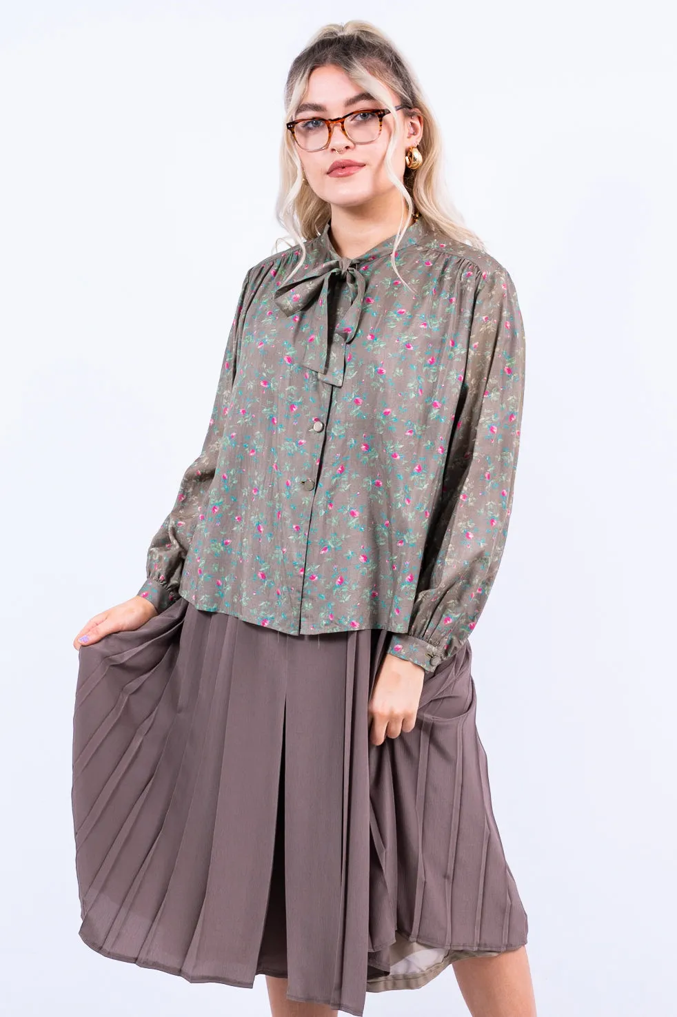 Vintage 90's Pleated Culottes