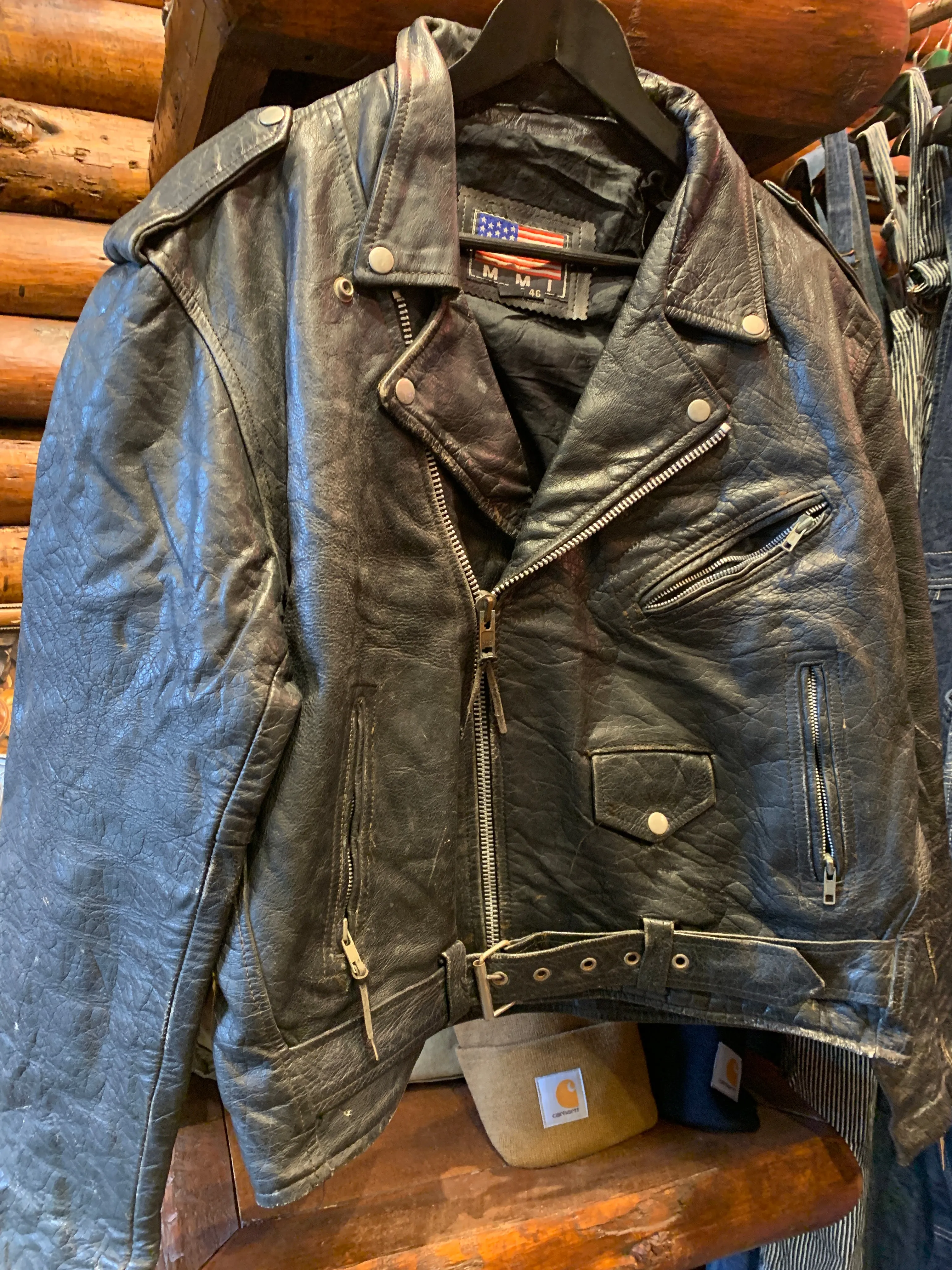 Vintage USA Biker Jacket, 46 L-XL