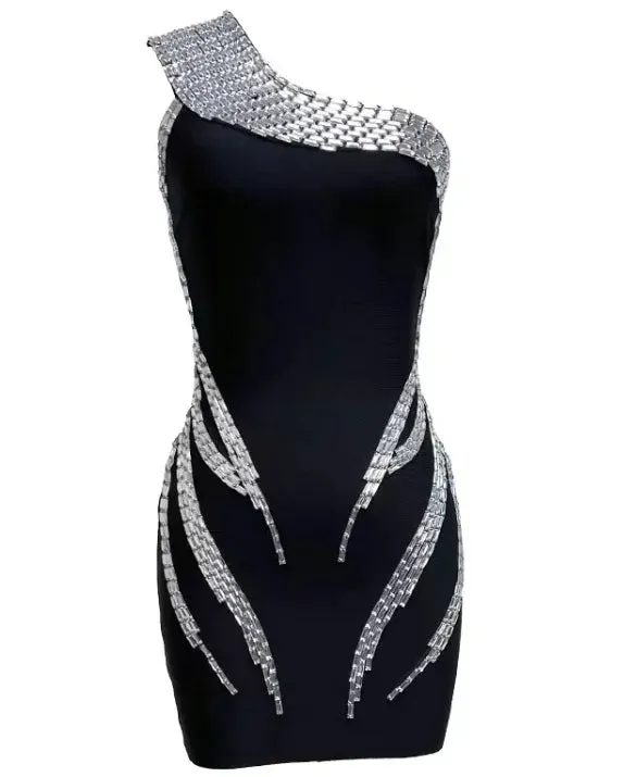 Women's Fashion Short Bandage One-Piece Wrap Dress