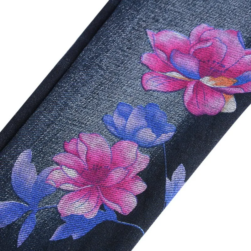 Women's Stretch Leggings With Floral Print