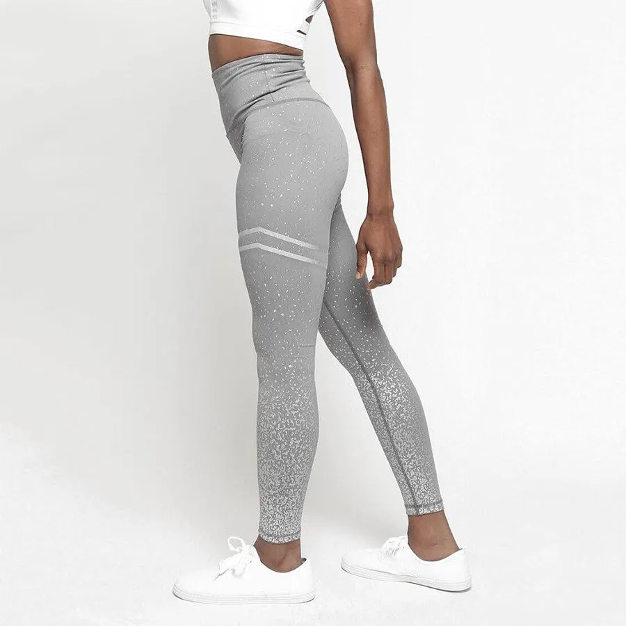 Women's Summer High Waist Elastic Fitness Leggings With Dots