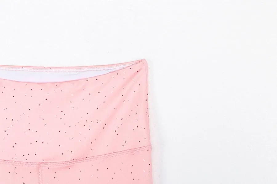 Women's Summer High Waist Elastic Fitness Leggings With Dots