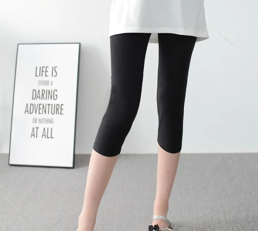 Women's Summer High Waist Elastic Stretch Leggings