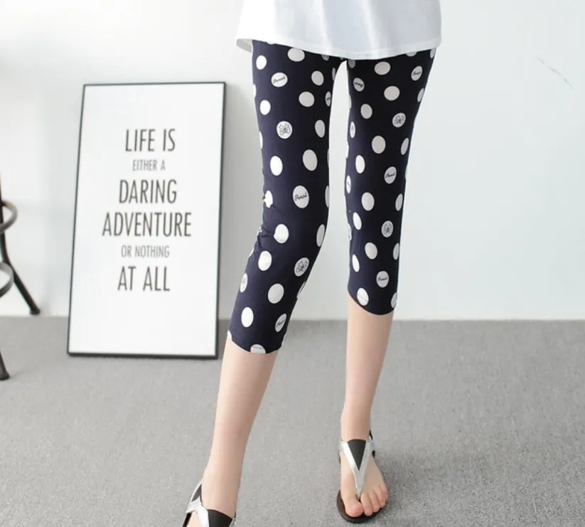 Women's Summer High Waist Elastic Stretch Leggings
