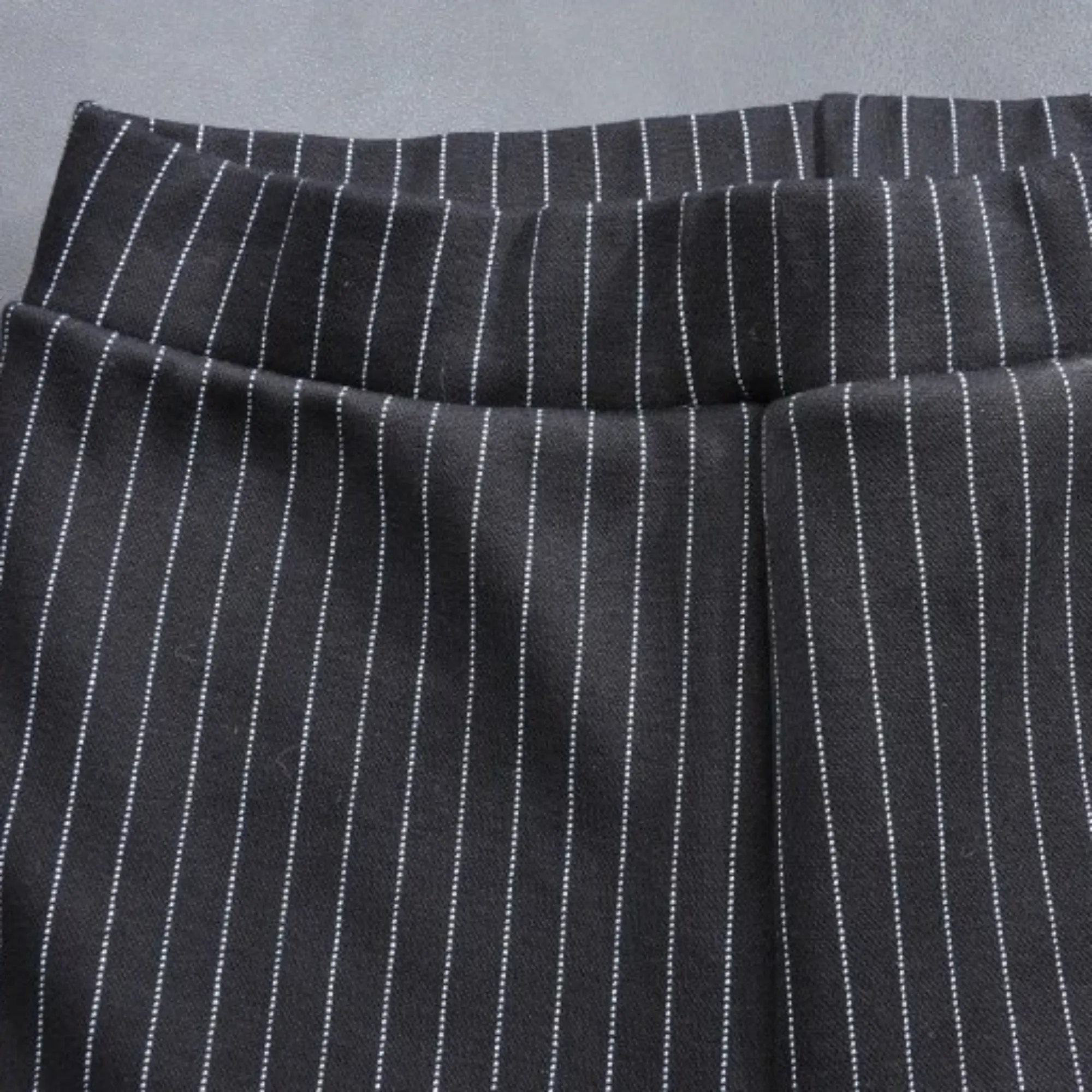 Women's Winter Casual High-Waist Striped Skinny Warm Leggings